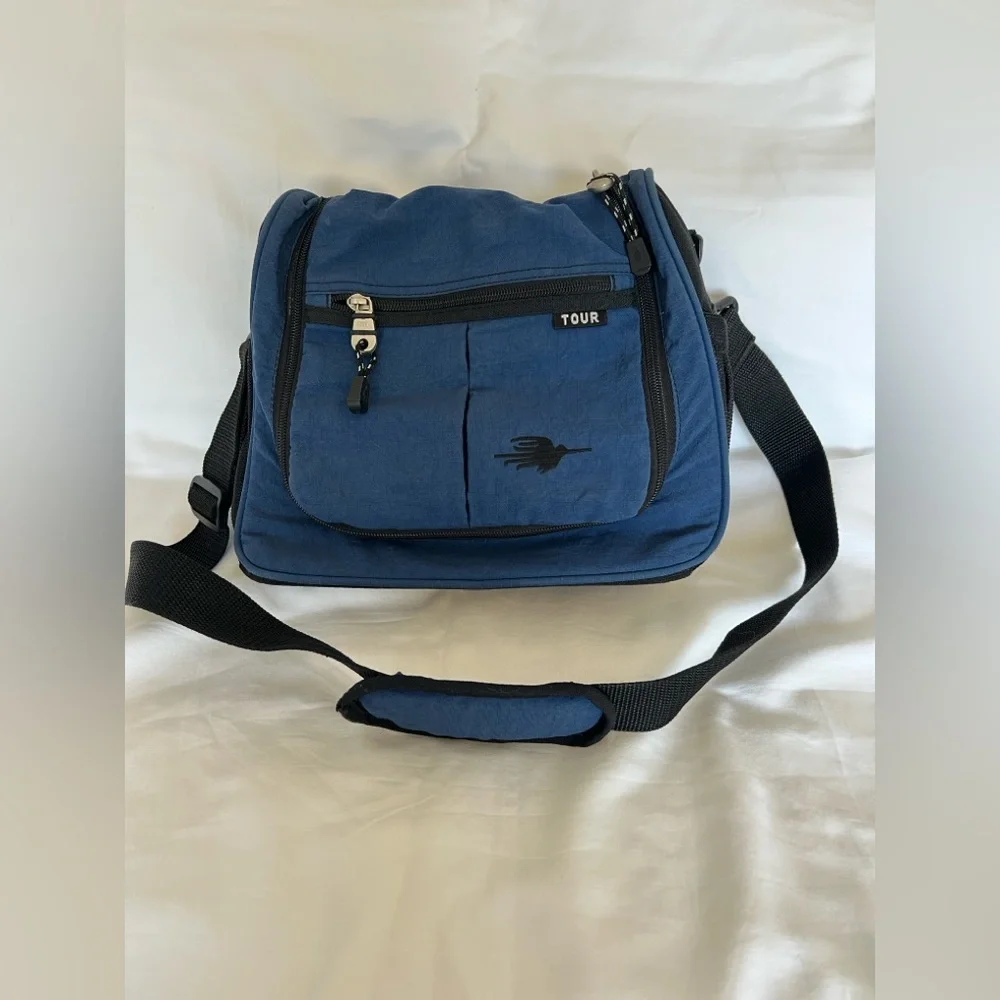 Blue Tour Messenger Bag
